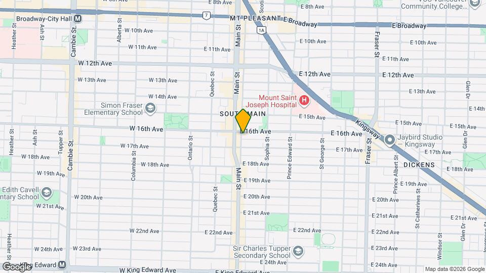 210 16th Av E Map and Location Details