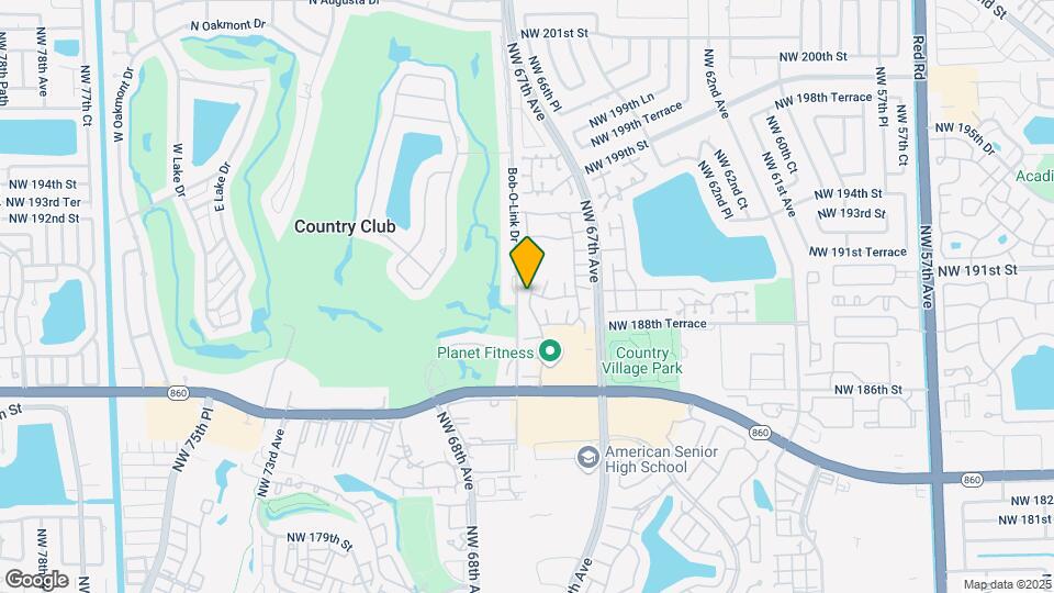 18954 NW 67th Pl-Unit -18954 Map and Location Details