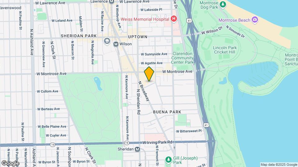 920 W Cullom Mapa y Detalles de la Ubicación