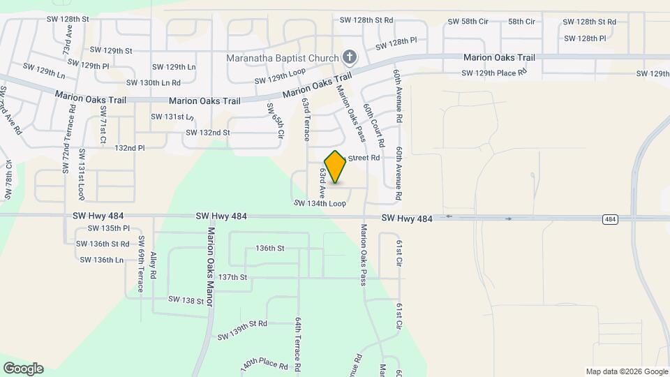 7348 SW 134th St Map and Location Details