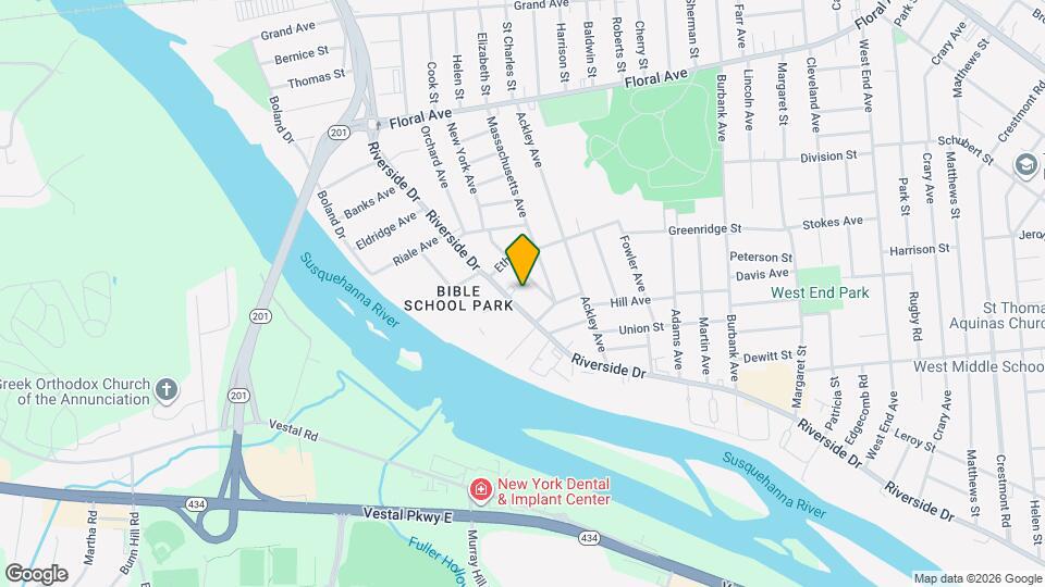 337 1/2 Riverside Dr Map and Location Details