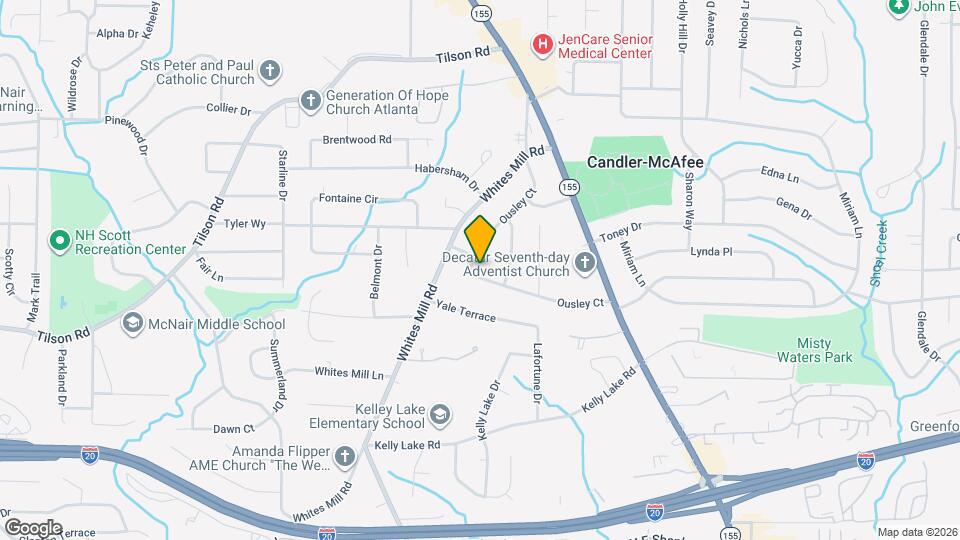 2352 Ousley Ct Mapa y Detalles de la Ubicación