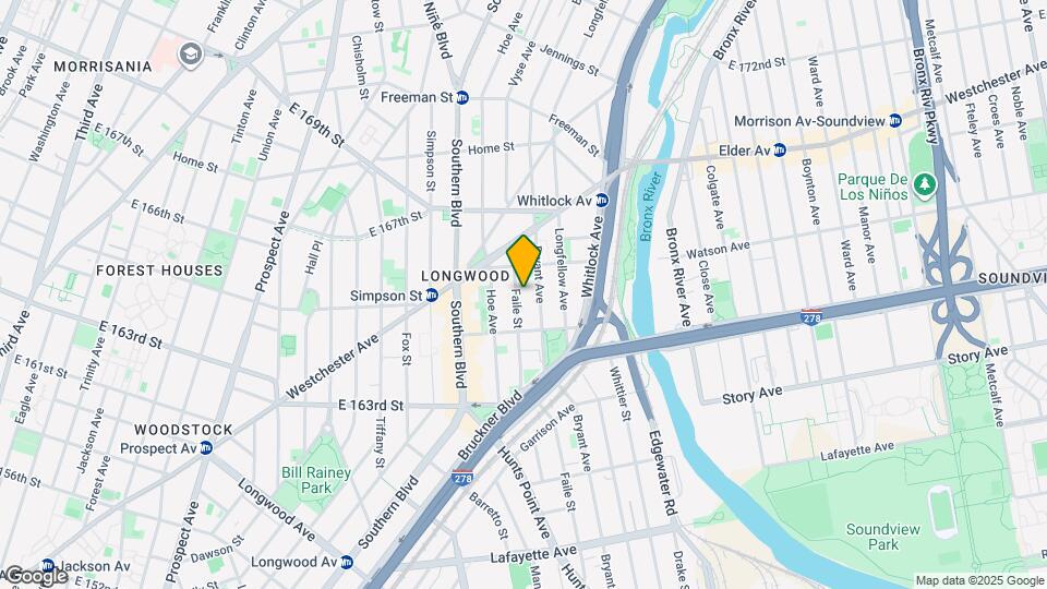 1036 Faile St Map and Location Details