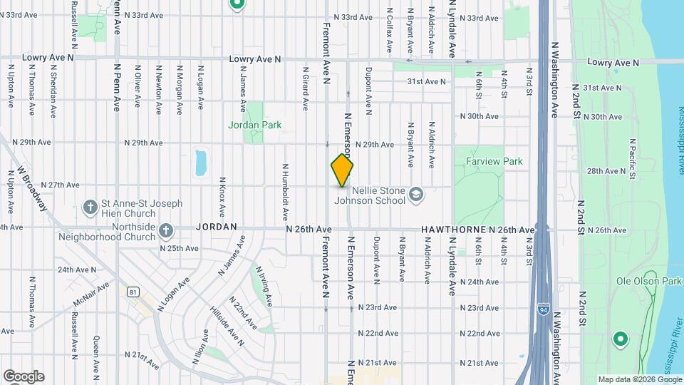 2651 Emerson Ave N Map and Location Details