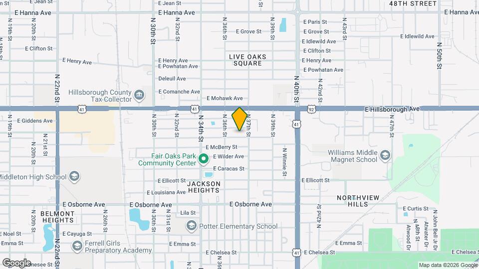 3616 E Shadowlawn Ave Map and Location Details