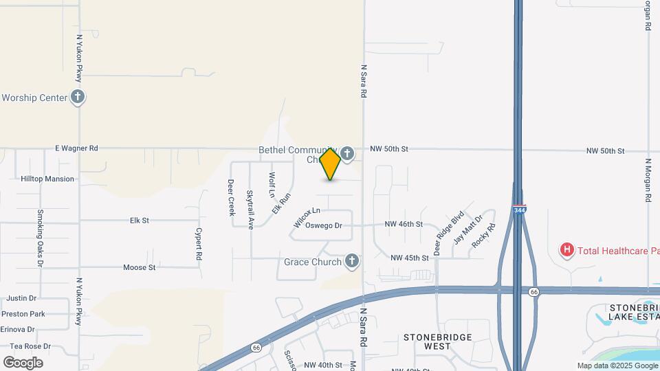 1404 Bois D Arc Dr Map and Location Details