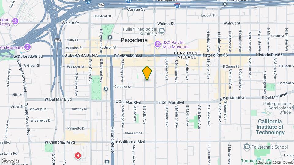 178 S Euclid Ave Map and Location Details