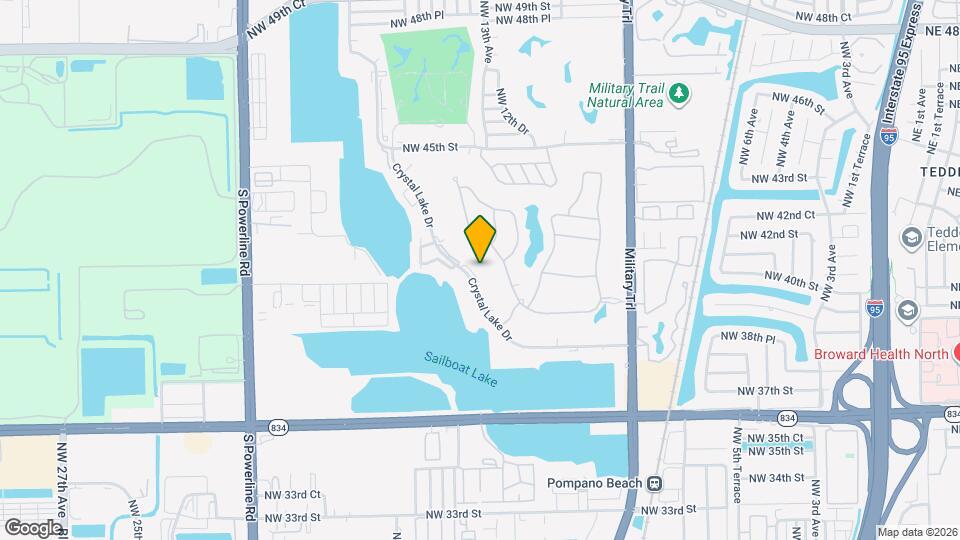 4040 Crystal Lake Dr, Unit #101 Map and Location Details