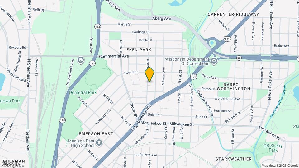 321 Kedzie St, Unit 2 Mapa y Detalles de la Ubicación