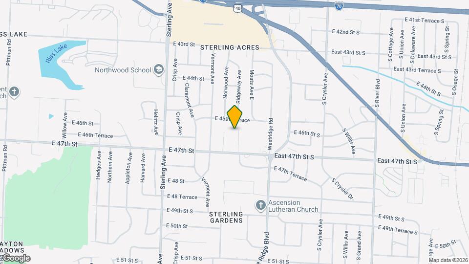 4608 Ridgeway Ave Map and Location Details