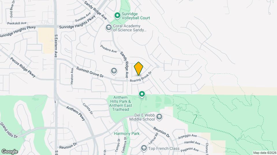 2283 Smokey Sky Dr Mapa y Detalles de la Ubicación