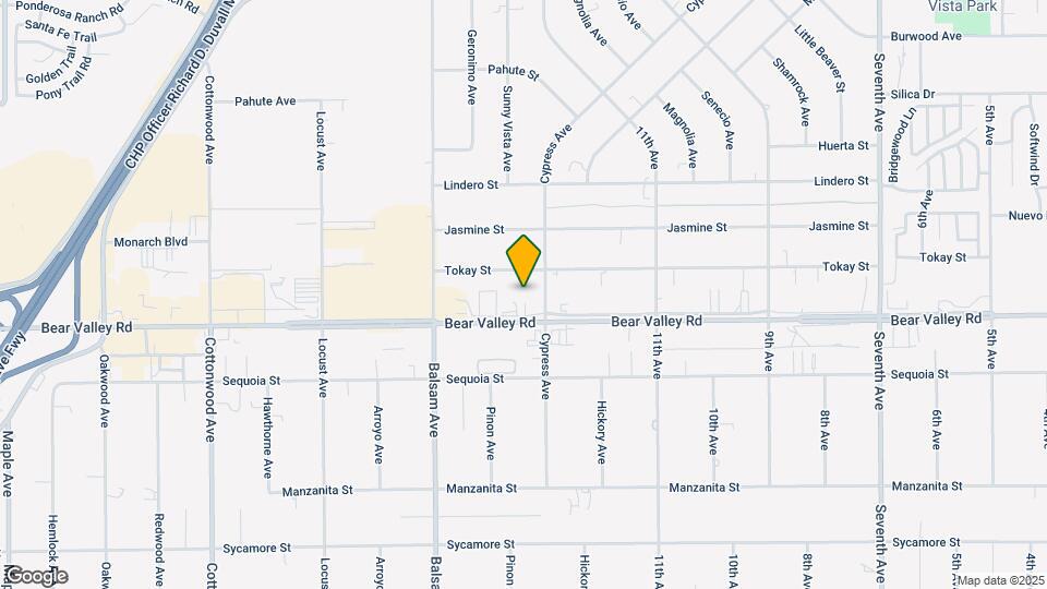 15458 Bear Valley Rd Map and Location Details