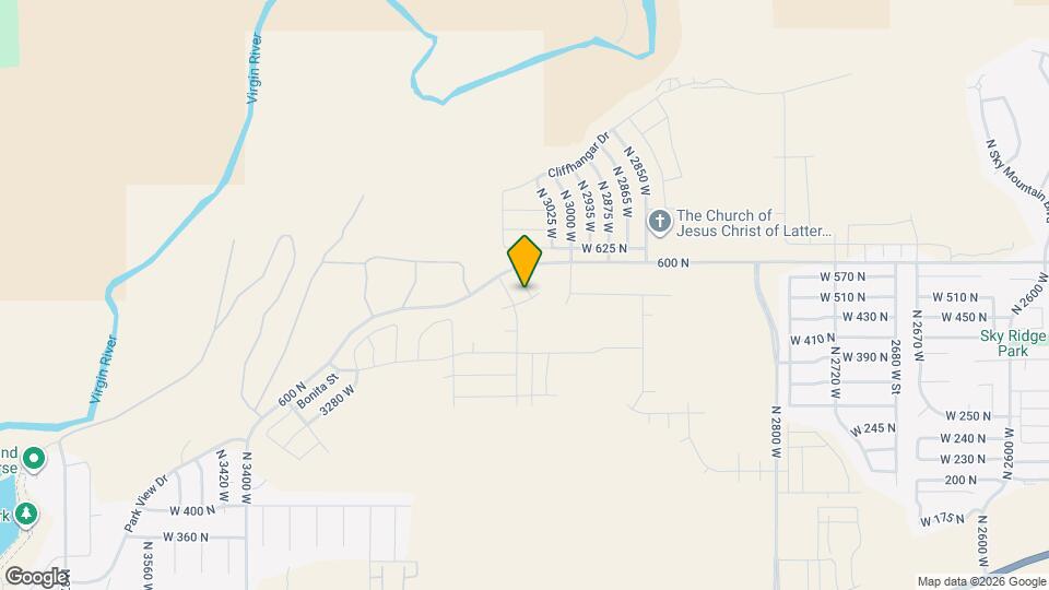 575 N 3050 E Mapa y Detalles de la Ubicación