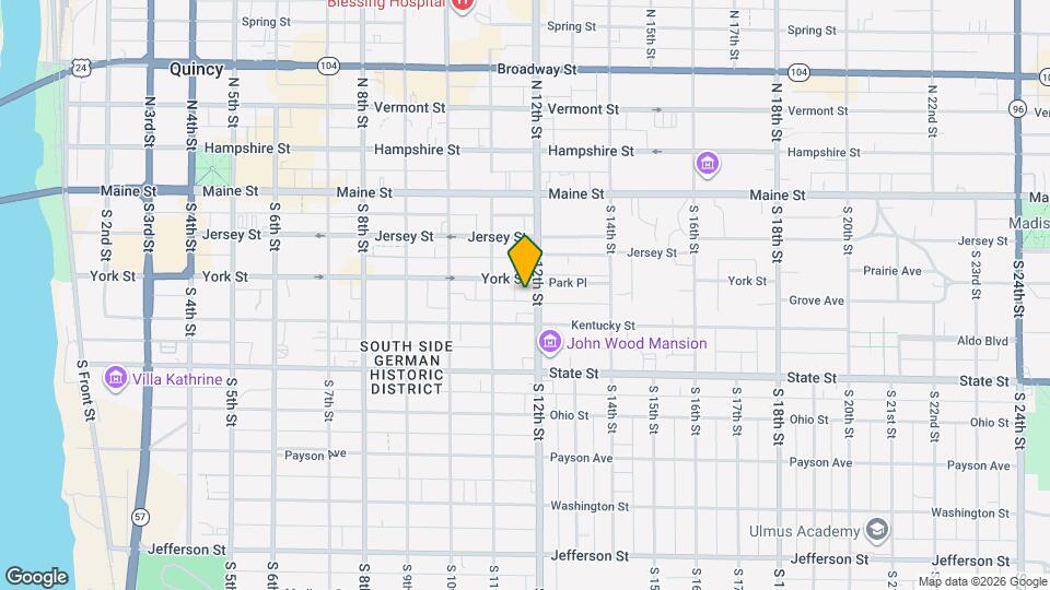 312 S 12th St Map and Location Details