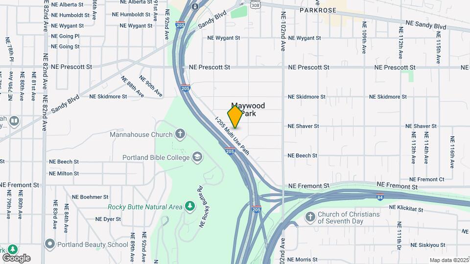Charming NE Portland Apartment in a Great  Map and Location Details