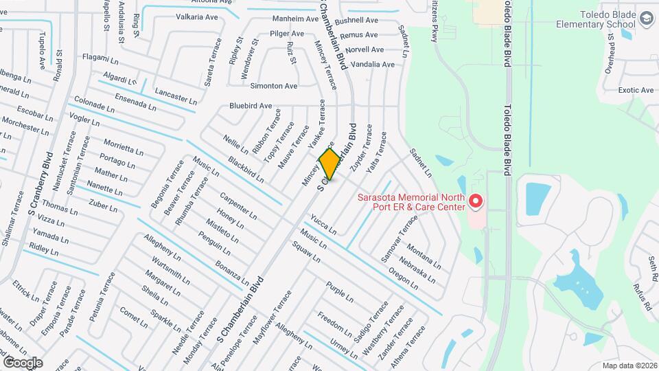 2252 S Chamberlain Blvd Map and Location Details