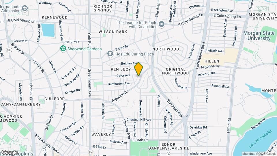 928 Argonne Dr Map and Location Details