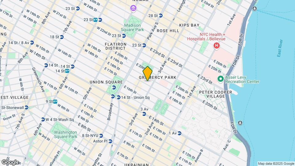 151 E 18th St Map and Location Details