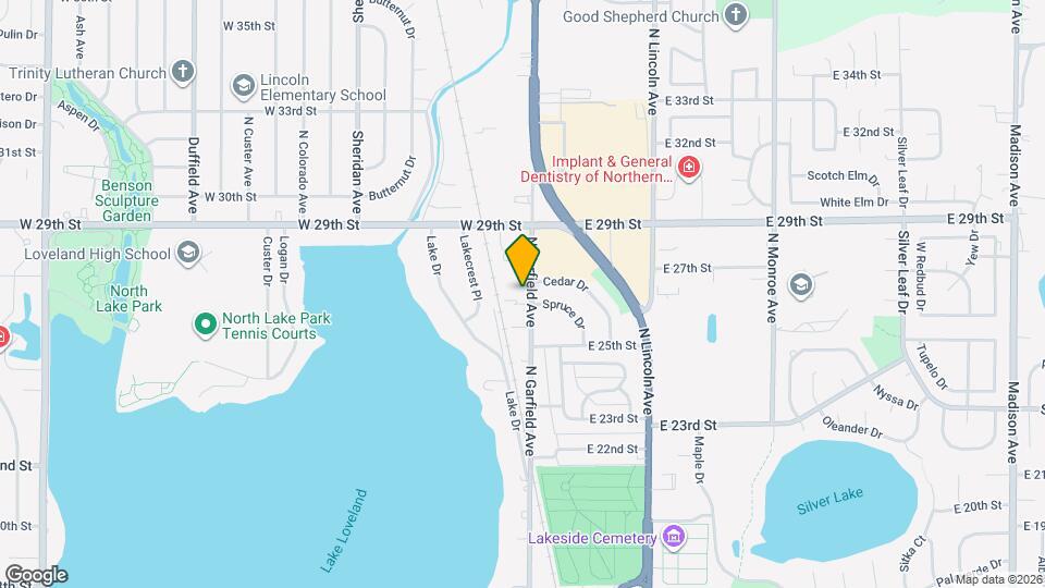 2541 N Garfield Ave Map and Location Details