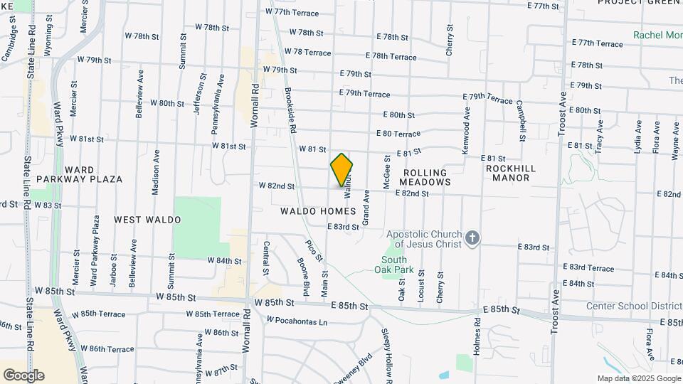 8200 Walnut St Map and Location Details
