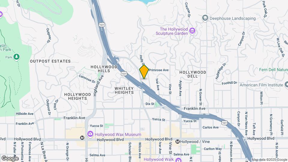 2026 N Cahuenga Blvd Map and Location Details