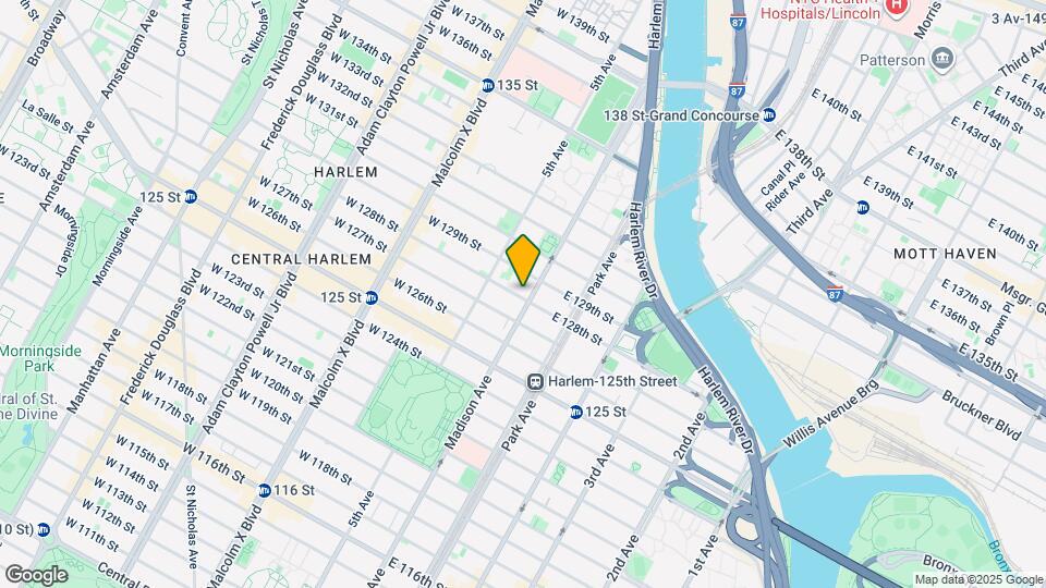 27E E 128th St Map and Location Details