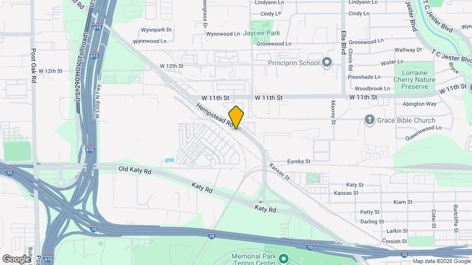 8411 Hempstead Rd Map and Location Details