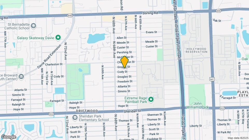 6711 Cody St, Unit Efficiency Map and Location Details