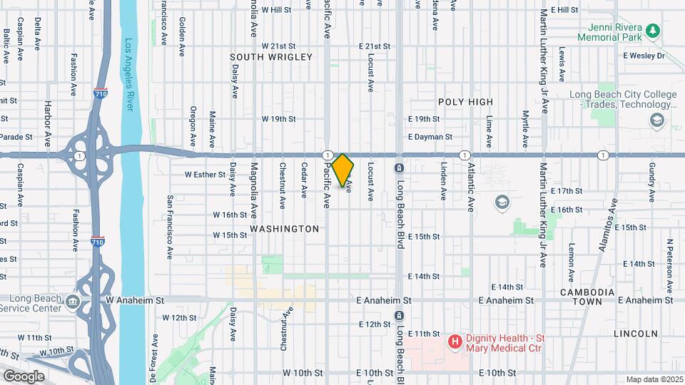 1637 Pine Ave Map and Location Details