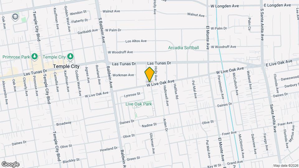 2830 Winthrop Ave Mapa y Detalles de la Ubicación