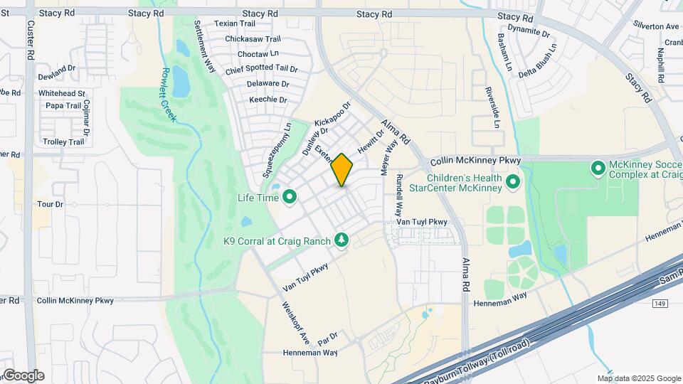 7304 San Saba Dr Mapa y Detalles de la Ubicación