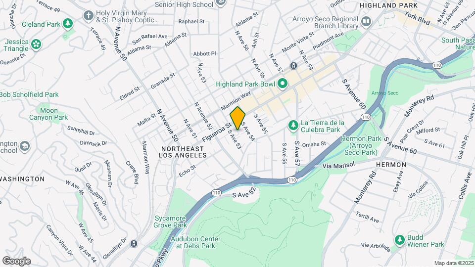 125 S Ave 53 Mapa y Detalles de la Ubicación