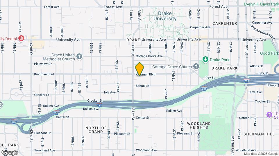 3002 Kingman Blvd Map and Location Details