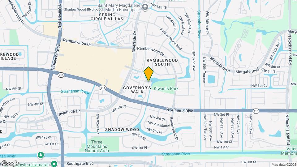 599 NW 87th Ter Mapa y Detalles de la Ubicación