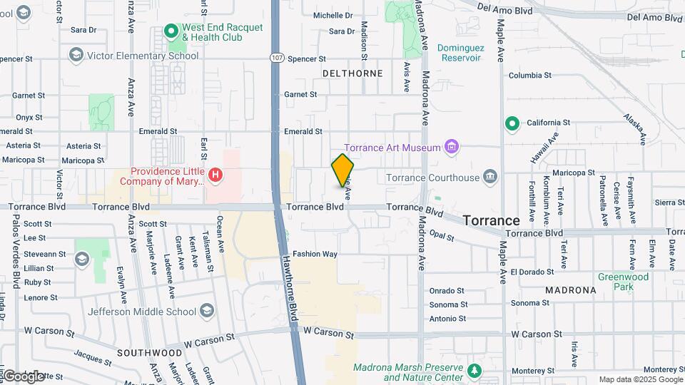 21113 Amie Ave Mapa y Detalles de la Ubicación