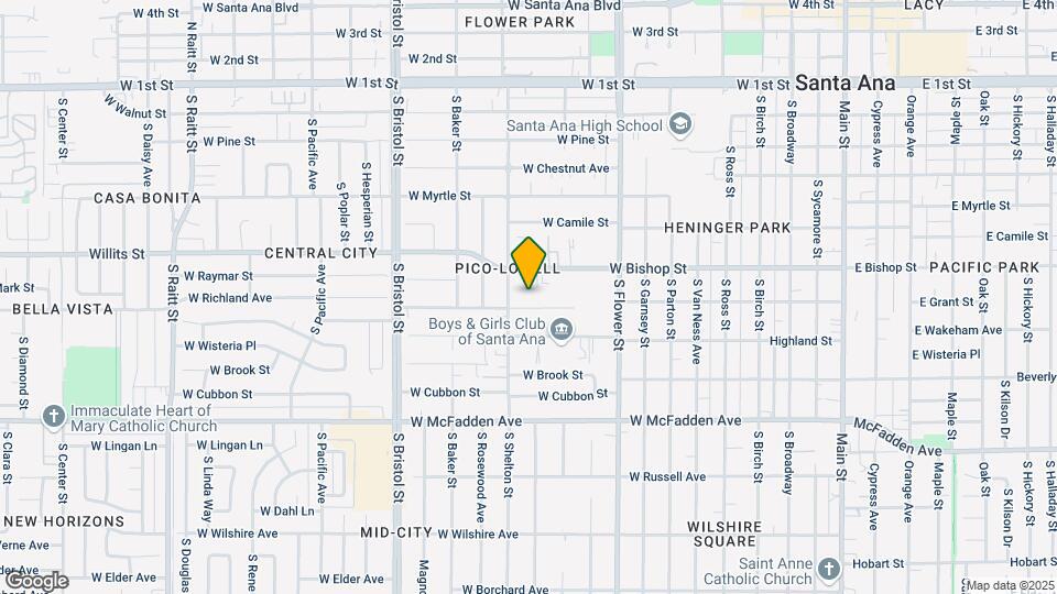 1033 Richland Ave Map and Location Details