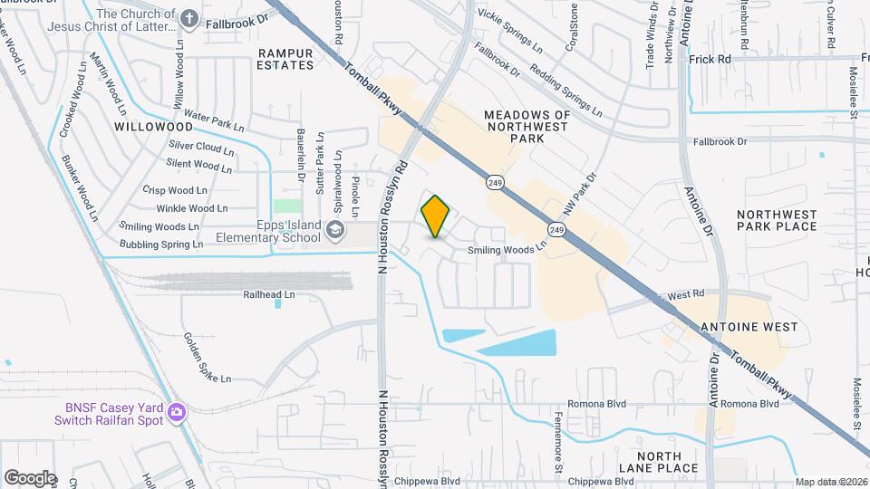 7126 Whitlow Wonder Ln Map and Location Details