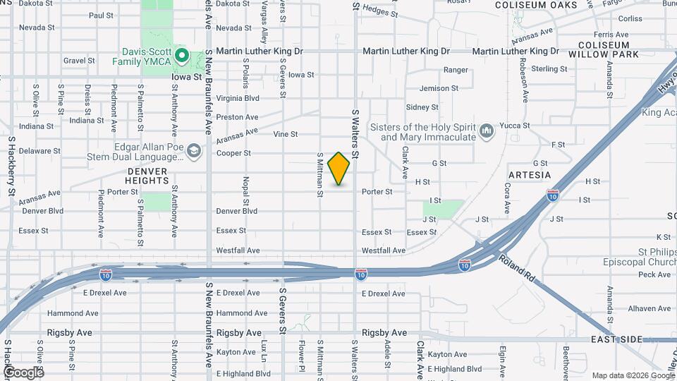 851 Porter St Map and Location Details