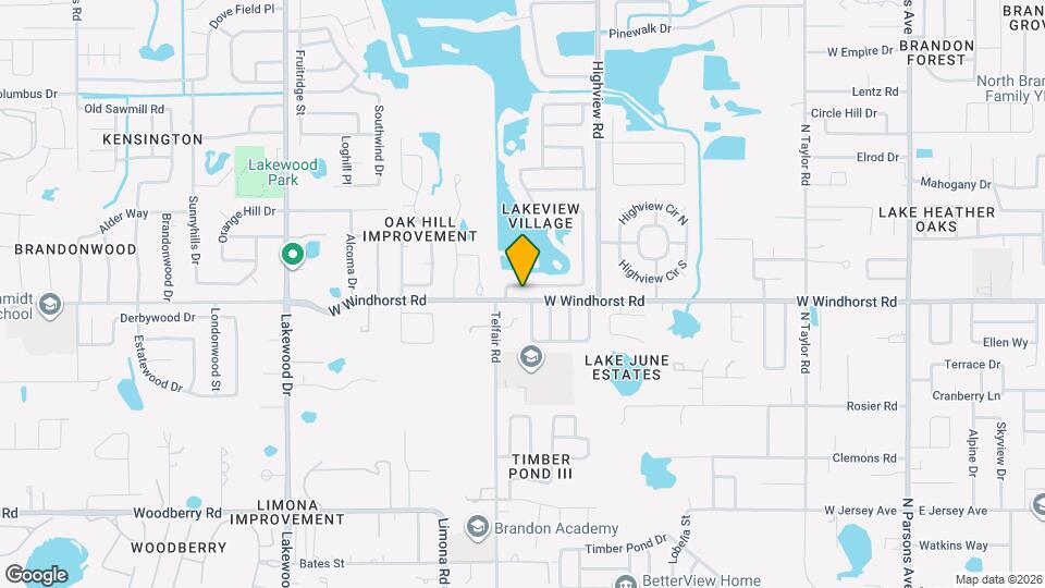 1311 Corner Oaks Dr Map and Location Details
