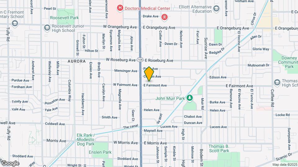 117 E Fairmont Ave Map and Location Details