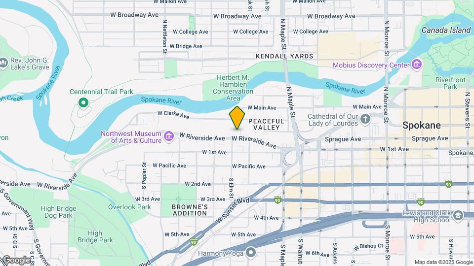 1824 W Riverside Map and Location Details