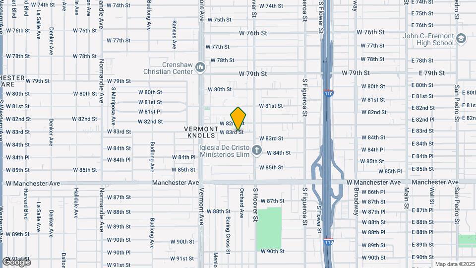 842 W 83rd St Map and Location Details