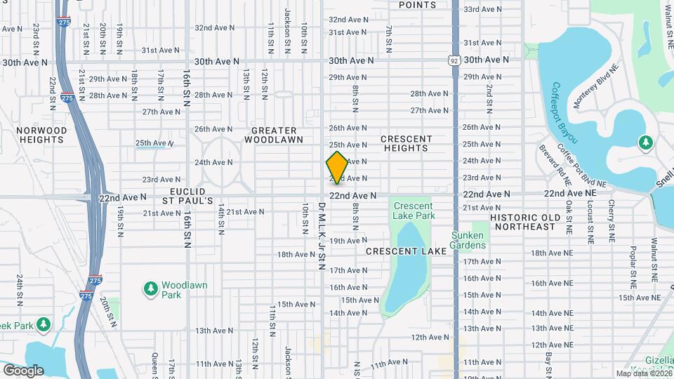 855 22nd Ave N Map and Location Details