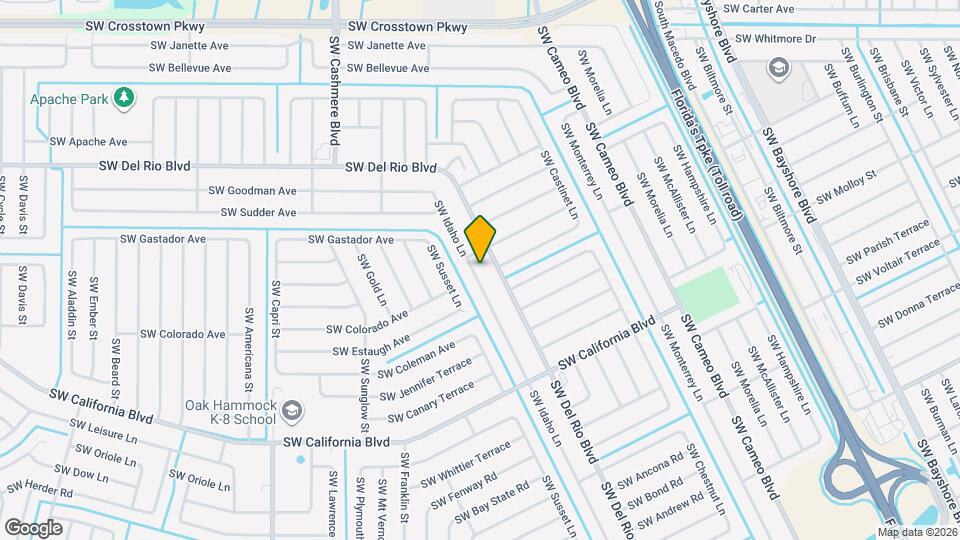 1909 SW Idaho Ln Map and Location Details