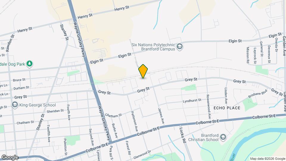 500 Grey St Map and Location Details