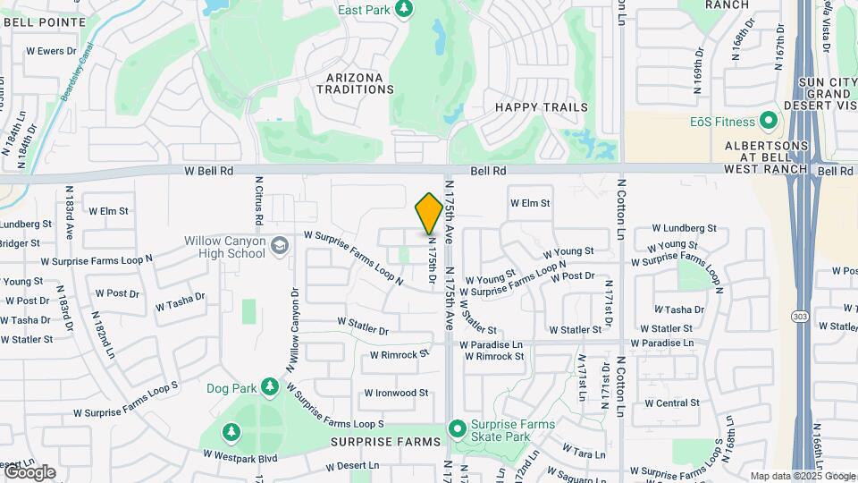 17558 W Bridger St Mapa y Detalles de la Ubicación