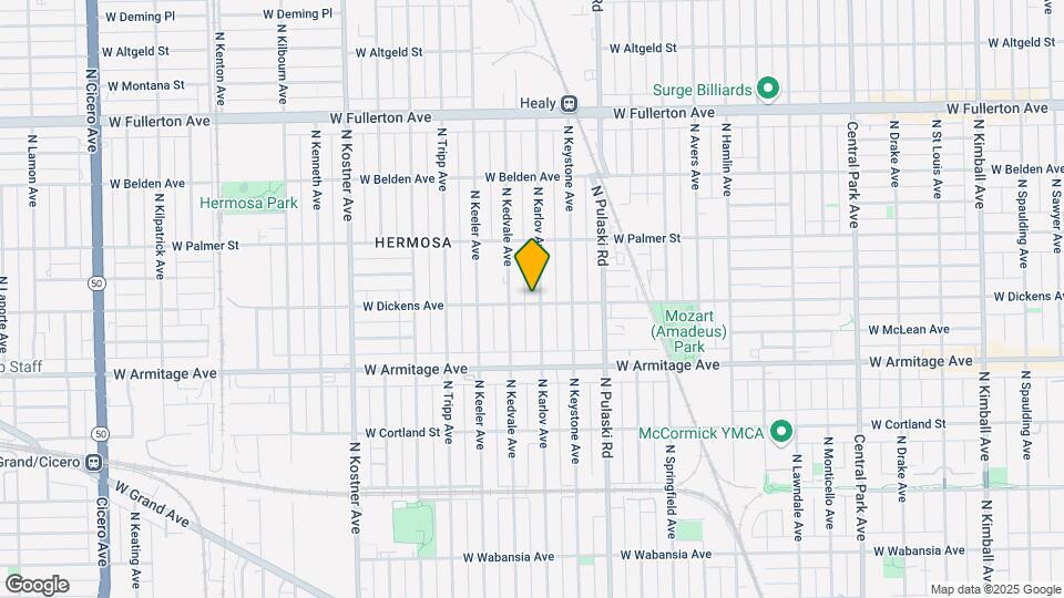 4102-4108 W Dickens Ave Map and Location Details