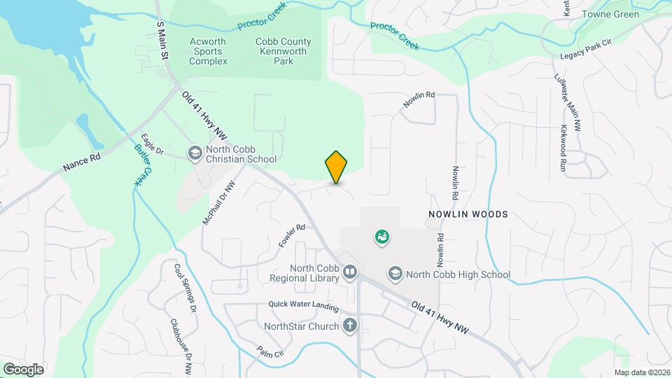 3817 Aspen Springs Map and Location Details
