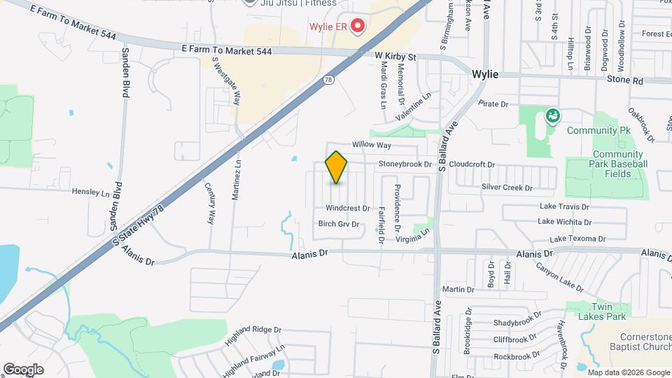 709 Flagstone Way Mapa y Detalles de la Ubicación