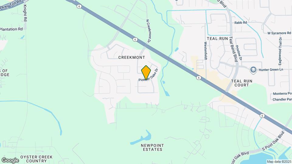 2515 Pioneer Oaks Dr Map and Location Details